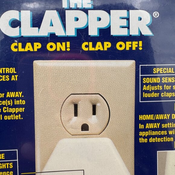 The Clapper Wireless Sound Activated On/Off Switch New sealed in wrap gift prese - Picture 7 of 11